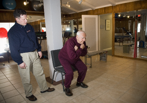 Rikli and Jones senior citizen fitness test. 